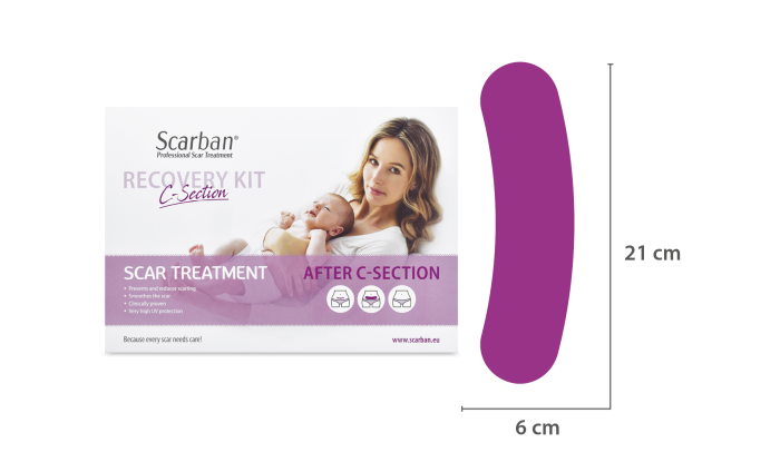 SCARBAN C-Section silikonski flaster za carski rez - Image 2