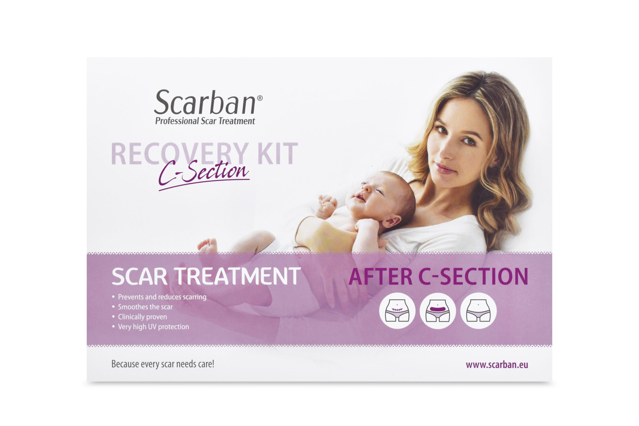 SBC-section.Recovery-kit.box_-scaled-1.jpg SCARBAN C-Section silikonski flaster za carski rez - Image 1